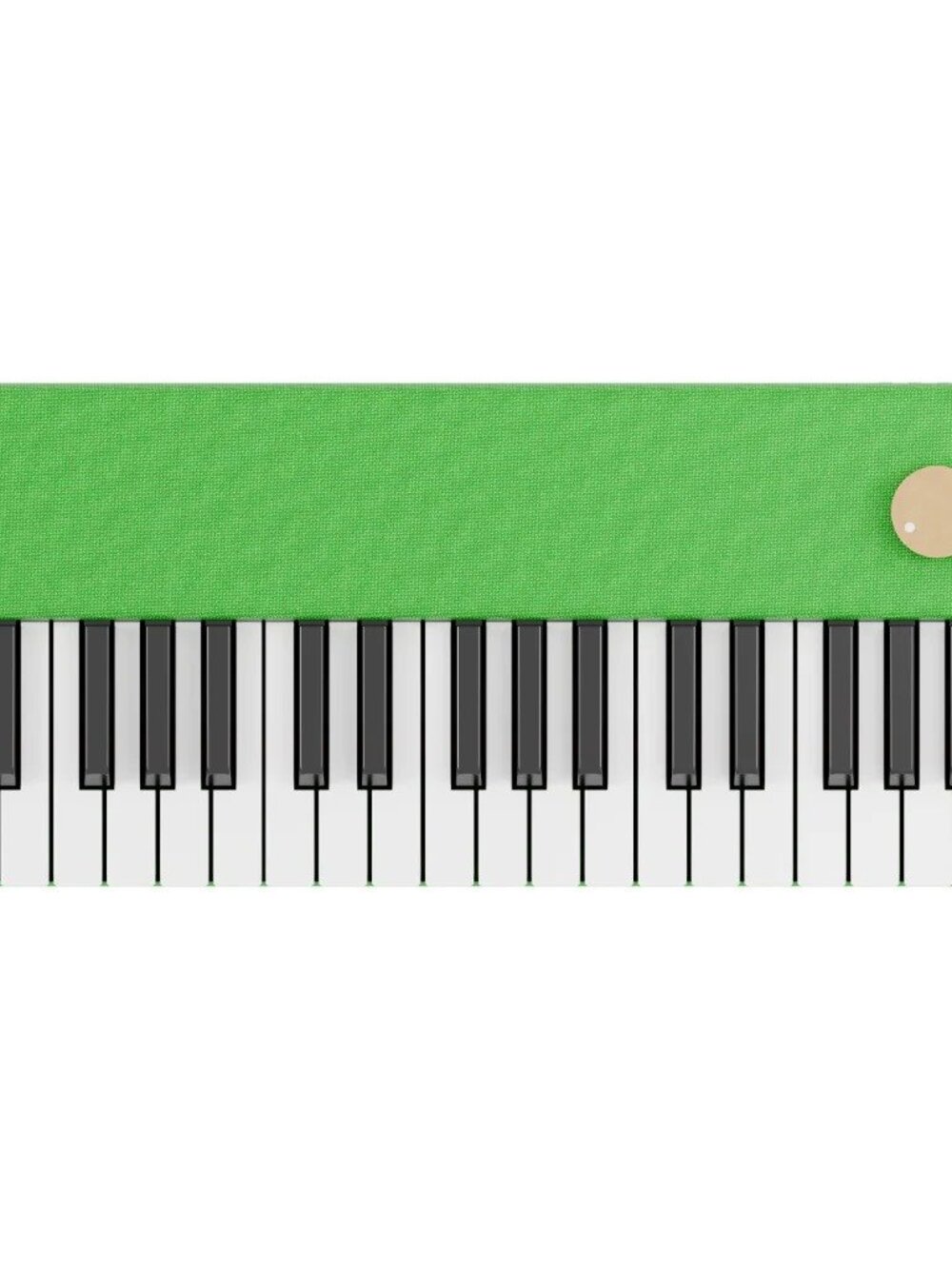 Loog x duolingo piano Green and Natural Wood